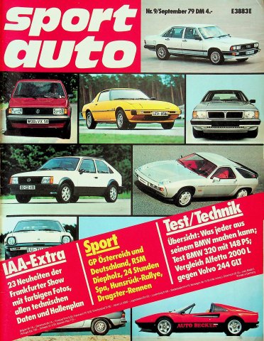 Deckblatt Sport Auto (09/1979)